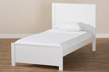 Load image into Gallery viewer, Baxton Studio Catalina Modern Classic Mission Style White-Finished Wood Twin Platform Bed
