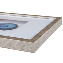 Load image into Gallery viewer, Madison Park Blue Agate Trio Stone Framed Graphic MP95G-0006 By Olliix
