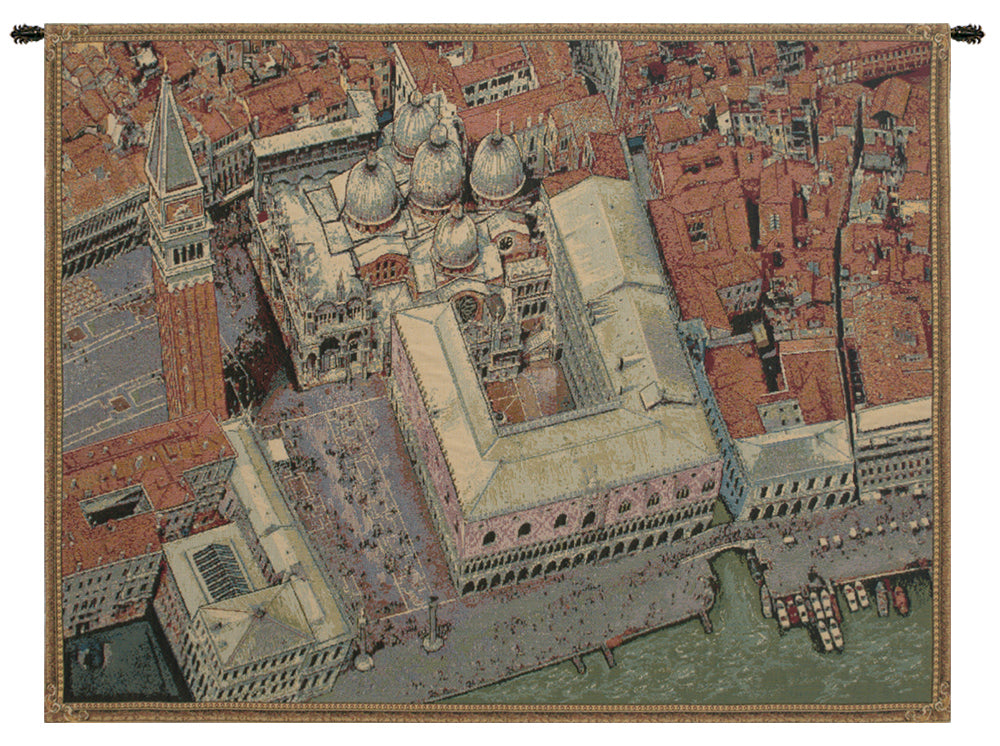 Venice from Above Italian Tapestry