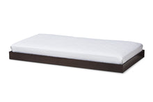 Load image into Gallery viewer, Baxton Studio Payton Modern and Contemporary Dark Brown-Finished Twin Trundle
