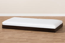 Load image into Gallery viewer, Baxton Studio Payton Modern and Contemporary Dark Brown-Finished Twin Trundle

