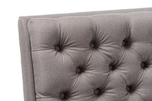 Load image into Gallery viewer, Baxton Studio Annetha Mid-Century Modern Grey Fabric Upholstered Walnut Finished Wood Chair And Ottoman Set
