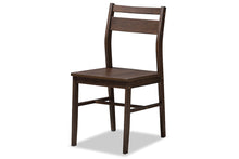 Load image into Gallery viewer, Baxton Studio Lovy Modern and Contemporary Walnut-Finished 5-Piece Dining Set
