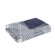 Load image into Gallery viewer, INK+IVY Ellipse 100% Cotton Clipped Jacquard Duvet Cover Set II12-1071 By Olliix

