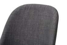Load image into Gallery viewer, Baxton Studio Cody Mid-Century Modern Dark Grey Fabric Upholstered Walnut Finished Wood Dining Chair (Set of 2)
