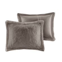 Load image into Gallery viewer, Malea Shaggy Fur Duvet Cover Set Full/Queen ID12-1927 By Olliix
