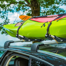 Load image into Gallery viewer, Folding J-Bar Kayak Roof Rack Universal Kayak Rack for Canoe Surfboard
