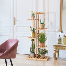 Load image into Gallery viewer, 5 Tier 6 Potted Plant Stand Rack for Patio Yard
