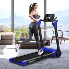 Load image into Gallery viewer, 2.25 HP Electric Motorized Folding Running Treadmill Machine with LED Display-Navy
