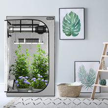 Load image into Gallery viewer, 48 x 48 x 80 Inch High Reflective Mylar with Observation Window-Gray
