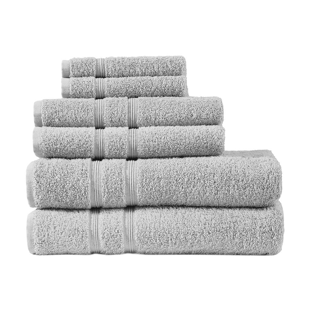 Aegean 100% Turkish Cotton 6 Piece Towel Set 5DS73-0234 By Olliix