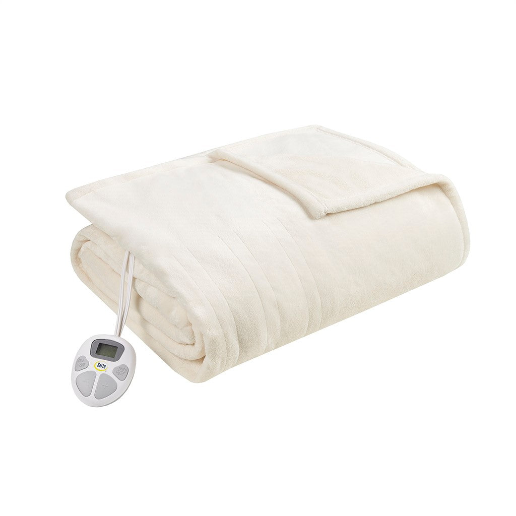 Plush Heated Blanket - King ST54-0089 By Olliix