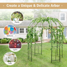 Load image into Gallery viewer, 8.4 x 7 Feet Wide Birdcage Shape Garden Arbor
