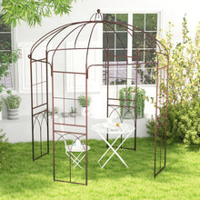 Load image into Gallery viewer, 8.4 x 7 Feet Wide Birdcage Shape Garden Arbor
