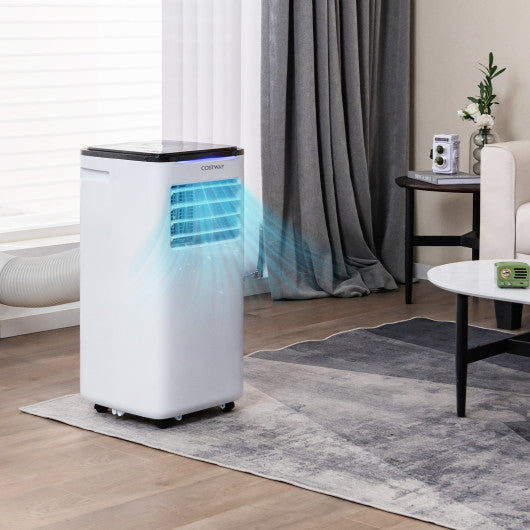 8000/10000 BTU 3-in-1 Portable Air Conditioner with Fan and Dehumidifier Mode-8000 BTU