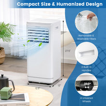 Load image into Gallery viewer, 8000/10000 BTU Portable Air Conditioner with Dehumidifier and Fan Mode-8000 BTU
