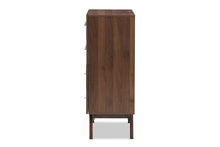 Load image into Gallery viewer, Baxton Studio Auburn Mid-Century Modern Walnut Brown Finished Wood 4-Drawer Chest
