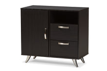 Load image into Gallery viewer, Baxton Studio Warwick Modern and Contemporary Espresso Brown Finished Wood Sideboard
