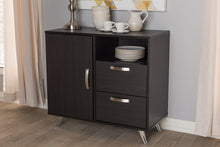 Load image into Gallery viewer, Baxton Studio Warwick Modern and Contemporary Espresso Brown Finished Wood Sideboard

