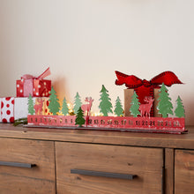 Load image into Gallery viewer, Rustic Metal Christmas Countdown with Woodland Deer Accents (Set of 2)
