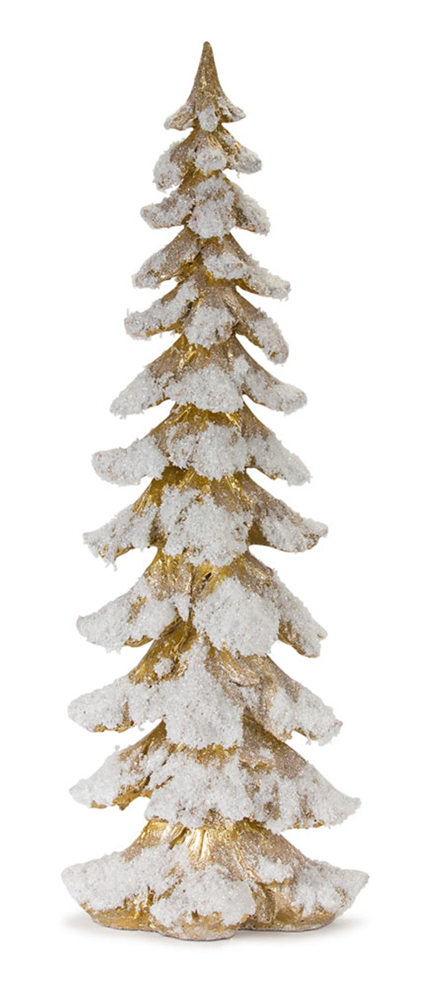 Gold Flocked Pine Tree 26