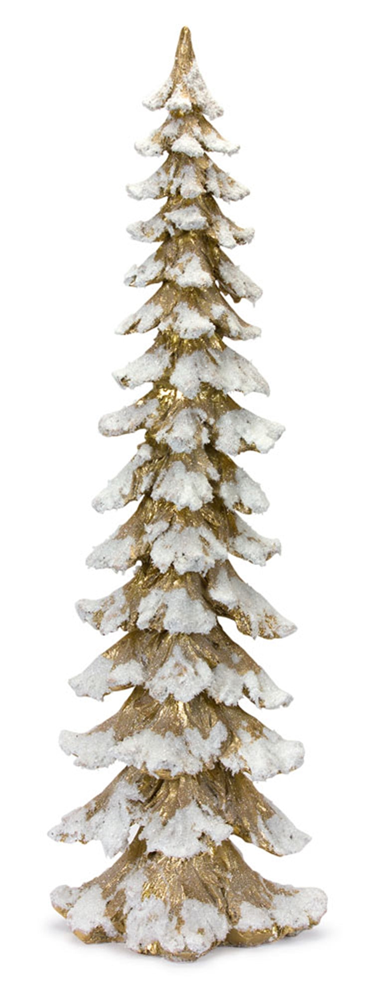 Gold Flocked Pine Tree 34.5