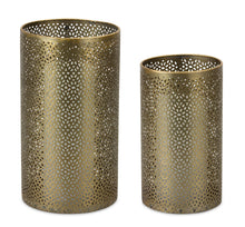 Load image into Gallery viewer, Ornamental Punched Metal Candle Holder (Set of 4)
