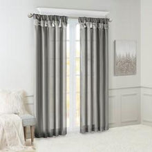 Load image into Gallery viewer, Madison Park Emilia 100% Polyester Twisted Tab Lined Window Panel MP40-6557 By Olliix
