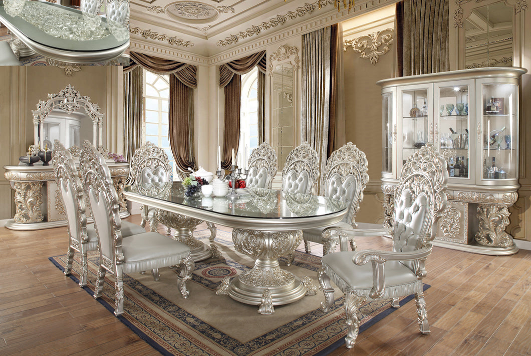 HD-8088 - 9PC DINING TABLE SET