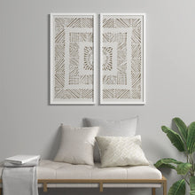 Load image into Gallery viewer, Tala Framed Rice Paper Shadow Box 2 Piece Set MP95G-0260 By Olliix
