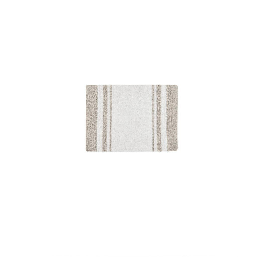 Madison Park Spa Cotton Reversible Bath Rug -20X30