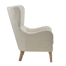 Load image into Gallery viewer, Madison Park Arianna Arianna Swoop Wing Chair- Linen MP100-0983 By Olliix

