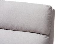 Load image into Gallery viewer, Baxton Studio Casanova Mid-century Modern Light Grey Fabric Upholstered Lounge Chair
