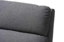 Load image into Gallery viewer, Baxton Studio Casanova Mid-century Modern Grey Fabric Upholstered Lounge Chair
