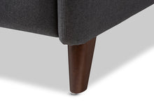 Load image into Gallery viewer, Baxton Studio Casanova Mid-century Modern Grey Fabric Upholstered Lounge Chair
