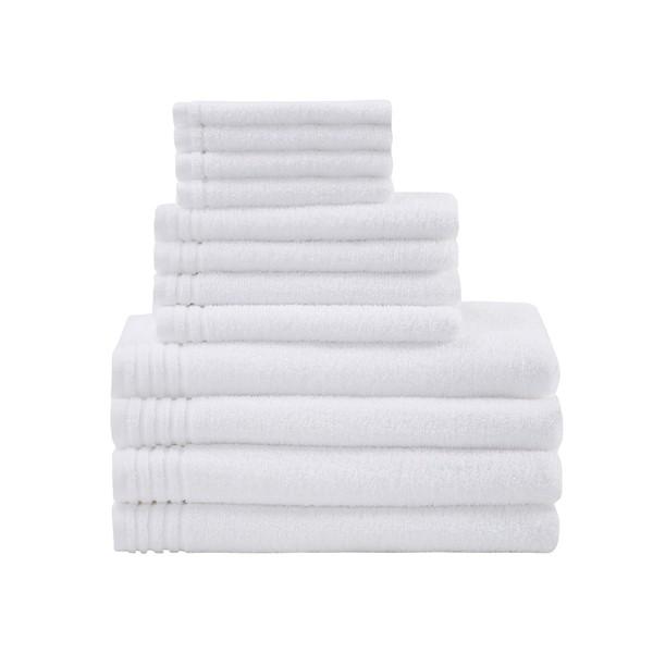 510 Design Big Bundle 100% Cotton 12 Piece Bath Towel Set 5DS73-0200 By Olliix
