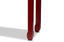 Load image into Gallery viewer, Baxton Studio Melodie Classic and Antique Red Finished Wood Bronze Finished Accents 6-Drawer Console Table
