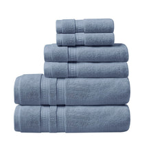 Load image into Gallery viewer, Plume 100% Cotton Feather Touch Antimicrobial Towel 6 Piece Set - BR73-2438
