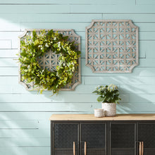Load image into Gallery viewer, Woven Wood Square Wall Hanging (Set of 2)
