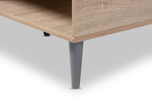Load image into Gallery viewer, Baxton Studio Pierre Mid-Century Modern Oak and Light Grey Finished Wood Coffee Table
