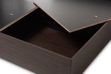 Load image into Gallery viewer, Baxton Studio Larsine Modern and Contemporary Brown Finished Queen Size Platform Storage Bed
