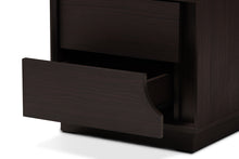 Load image into Gallery viewer, Baxton Studio Larsine Modern and Contemporary Brown Finished 2-Drawer Nightstand
