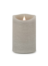 Load image into Gallery viewer, Grey Simplux LED Designer Wax Candle with Remote (Set of 2)
