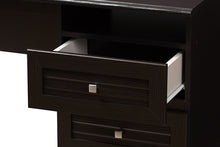Load image into Gallery viewer, Baxton Studio Carine Modern and Contemporary Wenge Brown Finished Desk
