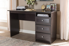 Load image into Gallery viewer, Baxton Studio Carine Modern and Contemporary Wenge Brown Finished Desk
