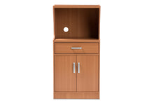 Load image into Gallery viewer, Baxton Studio Lowell Modern and Contemporary Brown Wood Finish Kitchen Cabinet
