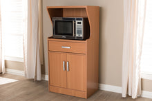 Load image into Gallery viewer, Baxton Studio Lowell Modern and Contemporary Brown Wood Finish Kitchen Cabinet
