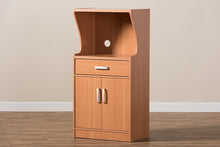 Load image into Gallery viewer, Baxton Studio Lowell Modern and Contemporary Brown Wood Finish Kitchen Cabinet
