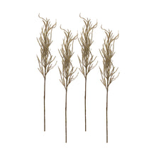 Load image into Gallery viewer, Flocked Beige Pampas Grass Spray (Set of 4)
