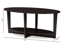 Load image into Gallery viewer, Baxton Studio Jacintha Modern and Contemporary Wenge Brown Finished Coffee Table
